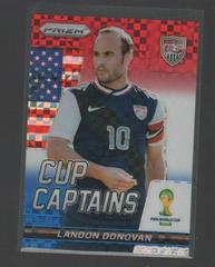 Landon Donovan [Red Prizm] #18 Soccer Cards 2014 Panini Prizm World Cup Captains Prices