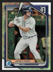 Max Anderson #BCP-128 Baseball Cards 2024 Bowman Chrome Prospect Prices