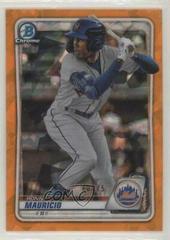 Ronny Mauricio [Orange] #BCP-28 Baseball Cards 2020 Bowman Sapphire Prices