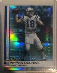 Peyton Manning [Blue Refractor] #60 Football Cards 2009 Topps Finest Prices