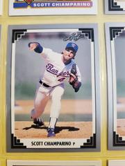 Scott Champarino Baseball Cards 1991 Leaf Prices