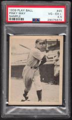 Pinky May [Sample] #45 Baseball Cards 1939 Play Ball Prices