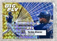 Yordan Alvarez [Reactive Yellow] Baseball Cards 2021 Panini Mosaic Big Fly Prices