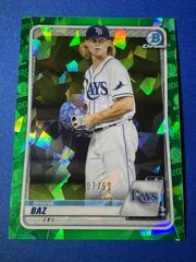 Shane Baz [Green] Baseball Cards 2020 Bowman Draft Sapphire Prices