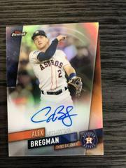 Alex Bregman Baseball Cards 2019 Topps Finest Autographs Prices