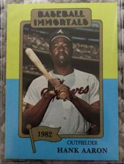 Hank Aaron Baseball Cards 1980 Baseball Immortals Prices