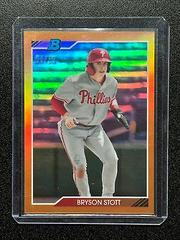 Bryson Stott [Orange Refractor] Baseball Cards 2020 Bowman Heritage Chrome Prospects Prices