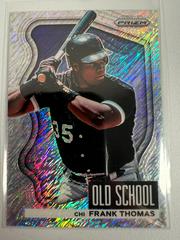 Frank Thomas [Shimmer Prizm] #OS-3 Baseball Cards 2022 Panini Prizm Old School Prices