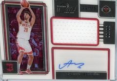 Alperen Sengun #RJ-ASG Basketball Cards 2021 Panini One and One Rookie Jersey Autographs Prices