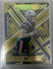 Bailey Zappe [Gold] #XTR-28 Football Cards 2022 Panini XR Xtreme Rookies Prices