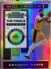 Anthony Davis [The Finals Ticket] #7 Basketball Cards 2019 Panini Contenders Prices