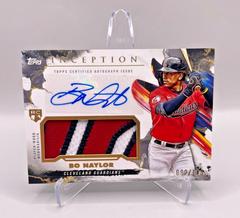 Bo Naylor [Inception Manufacturer Logo] Baseball Cards 2023 Topps Inception Autograph Patch Prices