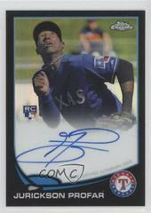 Jurickson Profar [Blue Refractor] Baseball Cards 2013 Topps Chrome Rookie Autograph Prices