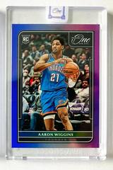 Aaron Wiggins [Purple] #143 Basketball Cards 2021 Panini One and One Prices