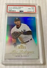 Alex Rodriguez [Blue] #70 Baseball Cards 2012 Topps Tribute Prices