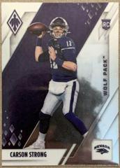 Carson Strong #13 Football Cards 2022 Panini Chronicles Draft Picks Phoenix Prices