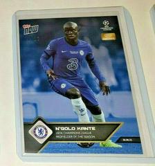 N'Golo Kante [Blue] Soccer Cards 2021 Topps Now UEFA Champions League Prices