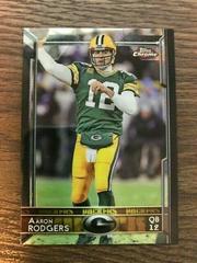 Aaron Rodgers #2 Football Cards 2015 Topps Chrome Prices