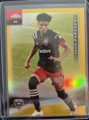 Kevin Paredes [Gold Refractor] #50 Soccer Cards 2021 Topps Chrome MLS Prices