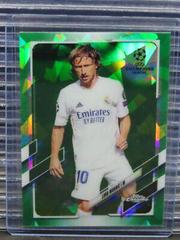 Luka Modric [Green] #75 Soccer Cards 2020 Topps Chrome UEFA Champions League Sapphire Prices