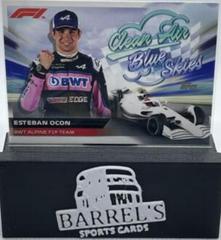 Esteban Ocon [] #CABS-EO Racing Cards 2022 Topps Formula 1 Clean Air Blue Skies Prices