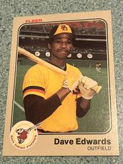 Dave Edwards #357 Baseball Cards 1983 Fleer Prices