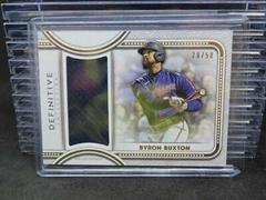 Byron Buxton #DJR-BB Baseball Cards 2022 Topps Definitive Jumbo Relic Collection Prices