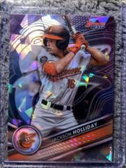 Jackson Holliday [Atomic] Baseball Cards 2022 Bowman's Best Top Prospects Prices