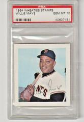 Willie Mays Baseball Cards 1964 Wheaties Stamps Prices