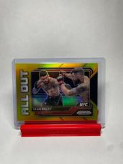 Sean Brady [Gold] Ufc Cards 2023 Panini Prizm UFC All Out Prices