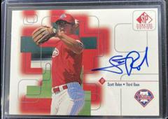 Scott Rolen #SR Baseball Cards 1999 SP Signature Autographs Prices