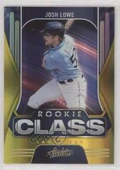 Josh Lowe [Spectrum Gold] Baseball Cards 2022 Panini Absolute Rookie Class Prices