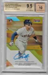 Alex Bregman [Gold Refractor] #B17-AB Baseball Cards 2017 Bowman's Best of Autograph Prices