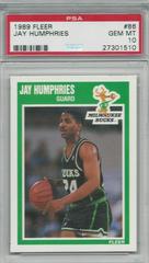 Jay Humphries #86 Basketball Cards 1989 Fleer Prices