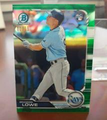 Brandon Lowe [Green Refractor] #10 Baseball Cards 2019 Bowman Chrome Prices