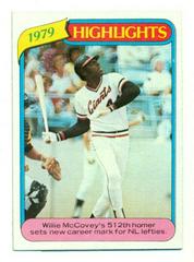 1979 Highlights [Willie McCovey] #2 Baseball Cards 1980 Topps Prices