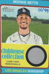 Mookie Betts [Gold] Baseball Cards 2023 Topps Heritage Clubhouse Collection Relics Prices