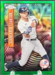 Giancarlo Stanton [Green] #EX-25 Baseball Cards 2022 Topps Chrome Sonic Expose Prices