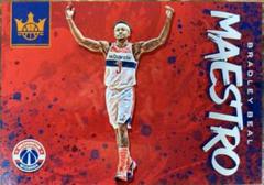 Bradley Beal [Citrine] #27 Basketball Cards 2019 Panini Court Kings Maestros Prices