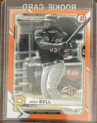 Josh Bell [Orange] #15 Baseball Cards 2021 Bowman Prices