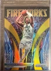 Donovan Mitchell [Gold Prizm] Basketball Cards 2021 Panini Prizm Fireworks Prices