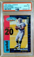 Dan Marino [Gold Touchdown] #C1 Football Cards 1995 Collector's Choice Crash the Game Prices