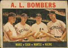 A. L. Bombers [Maris, Cash, Mantle, Kaline] #331 Baseball Cards 1964 Venezuela Topps Prices