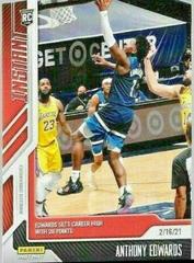 Anthony Edwards #80 Basketball Cards 2020 Panini Instant Prices