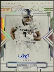 Romeo Doubs [Autograph] Football Cards 2022 Panini Flawless Collegiate Prices