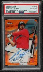 Rafael Devers [Orange Wave Refractor] #FA-RD Baseball Cards 2020 Topps Finest Autographs Prices