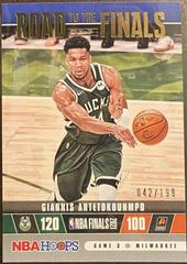 Giannis Antetokounmpo #82 Basketball Cards 2021 Panini Hoops Road to the Finals Prices