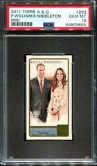 Kate Middleton, Prince William [Mini] #293 Baseball Cards 2011 Topps Allen & Ginter Prices