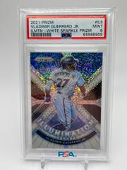 Vladimir Guerrero Jr.  [White Sparkle Prizm] #186 Baseball Cards 2021 Panini Prizm Prices