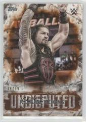 Roman Reigns [Orange] Wrestling Cards 2018 Topps WWE Undisputed Prices